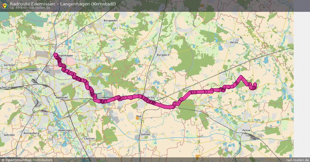 Radtour Edemissen – Langenhagen (Kernstadt)