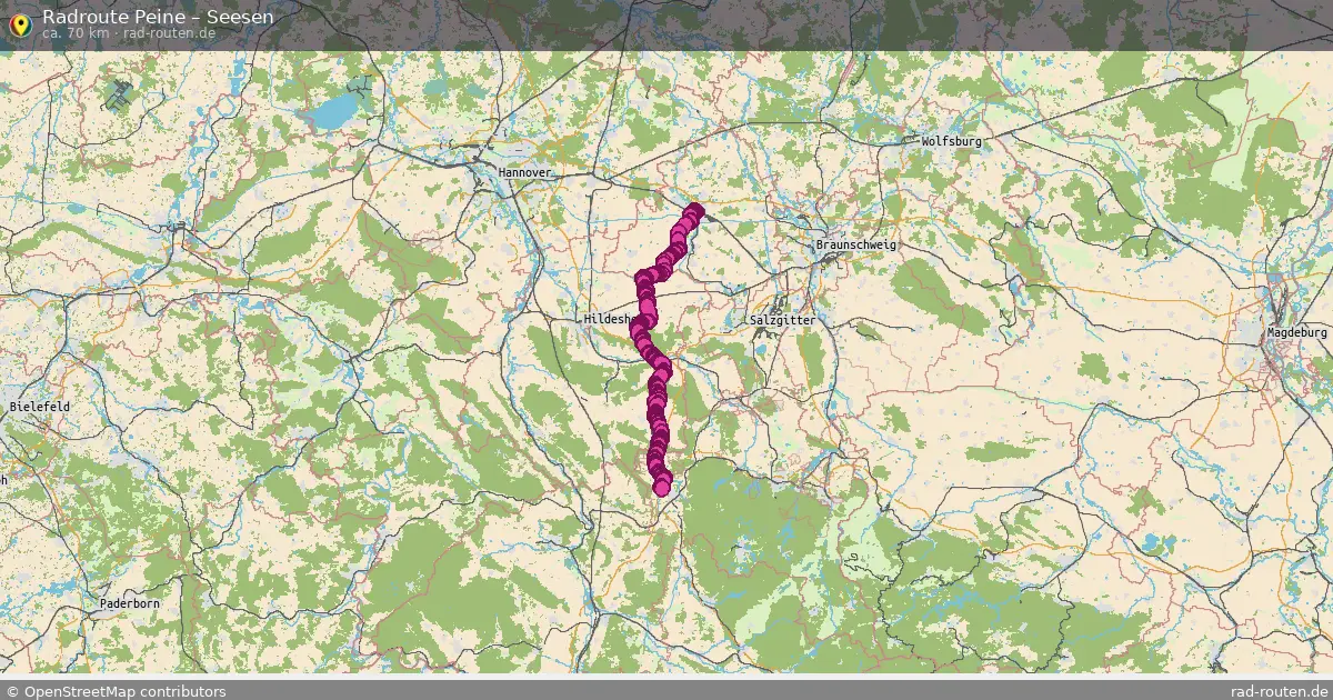 Fahrradroute Peine – Seesen