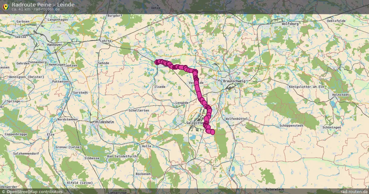 Radtour Peine – Leinde