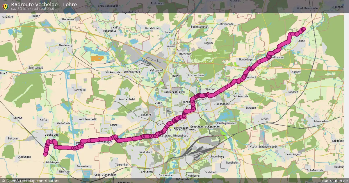 Radtour Vechelde – Lehre