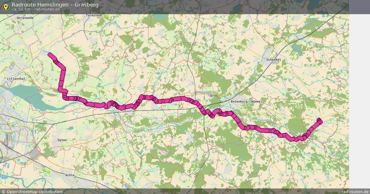 Radtour Hemslingen – Grasberg