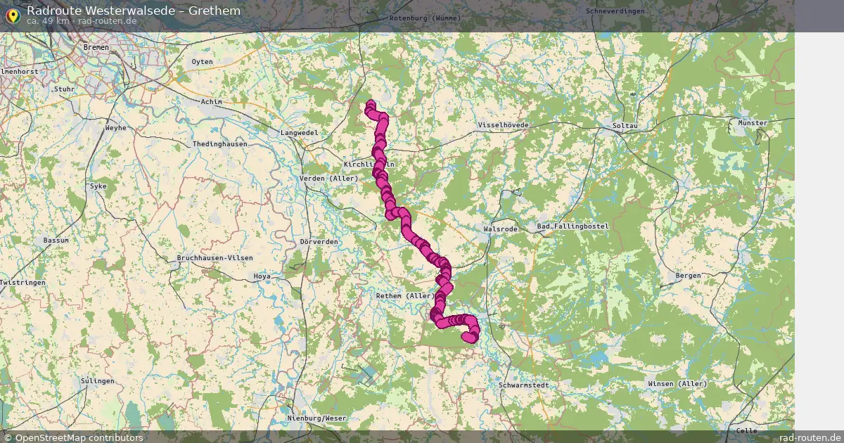 Radtour Westerwalsede – Grethem