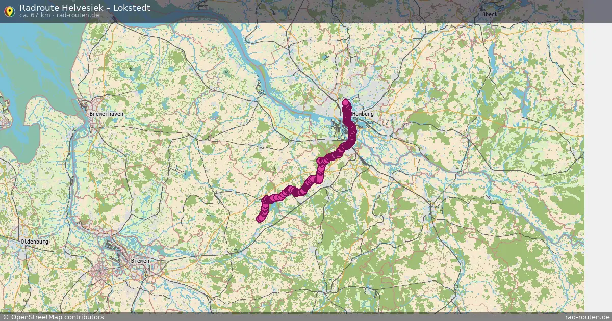 Radtour Helvesiek – Lokstedt