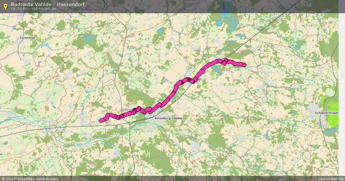 Radtour Vahlde – Hassendorf