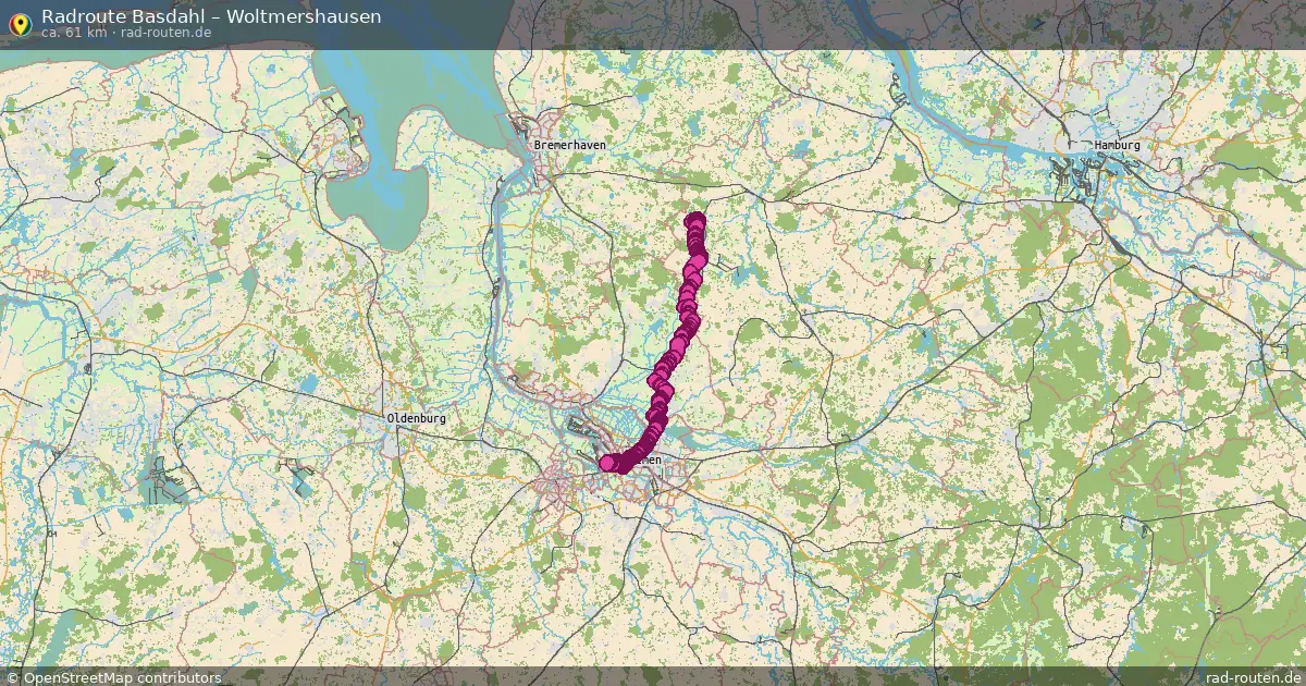 Radtour Basdahl – Woltmershausen