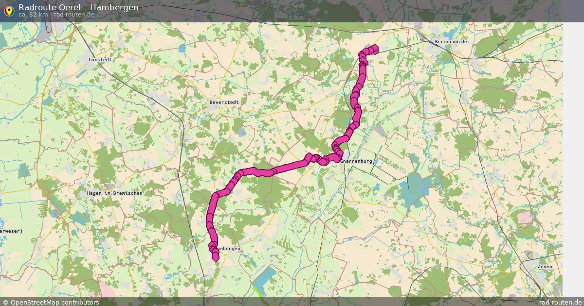 Radtour Oerel – Hambergen