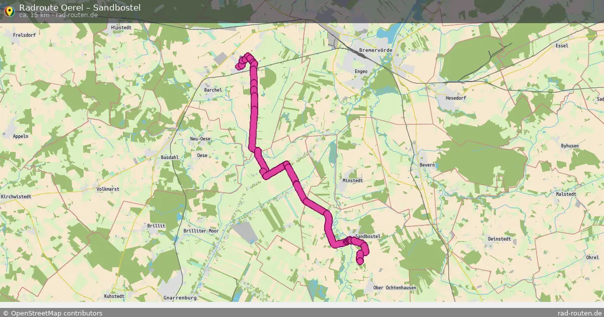 Radtour Oerel – Sandbostel