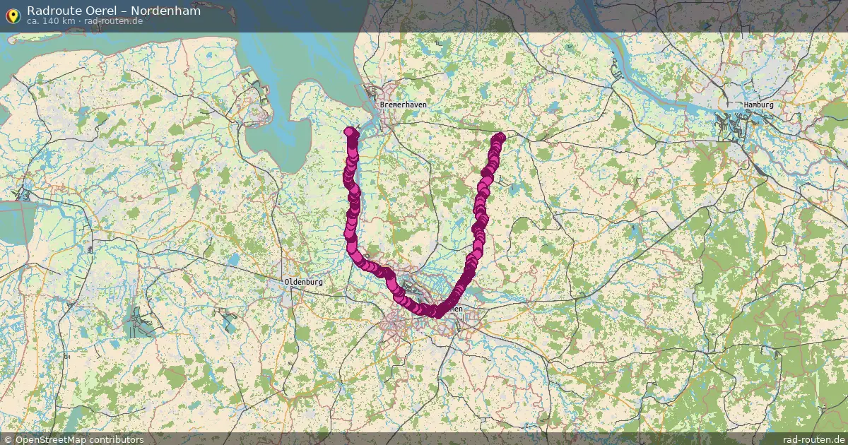 Radtour Oerel – Nordenham