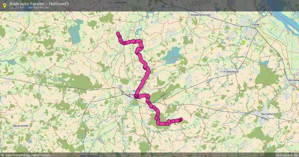 Radtour Farven – Hollnseth