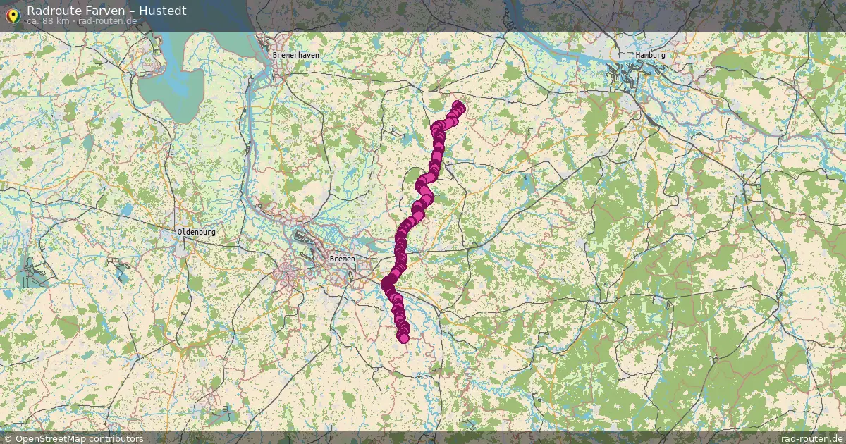 Radtour Farven – Hustedt