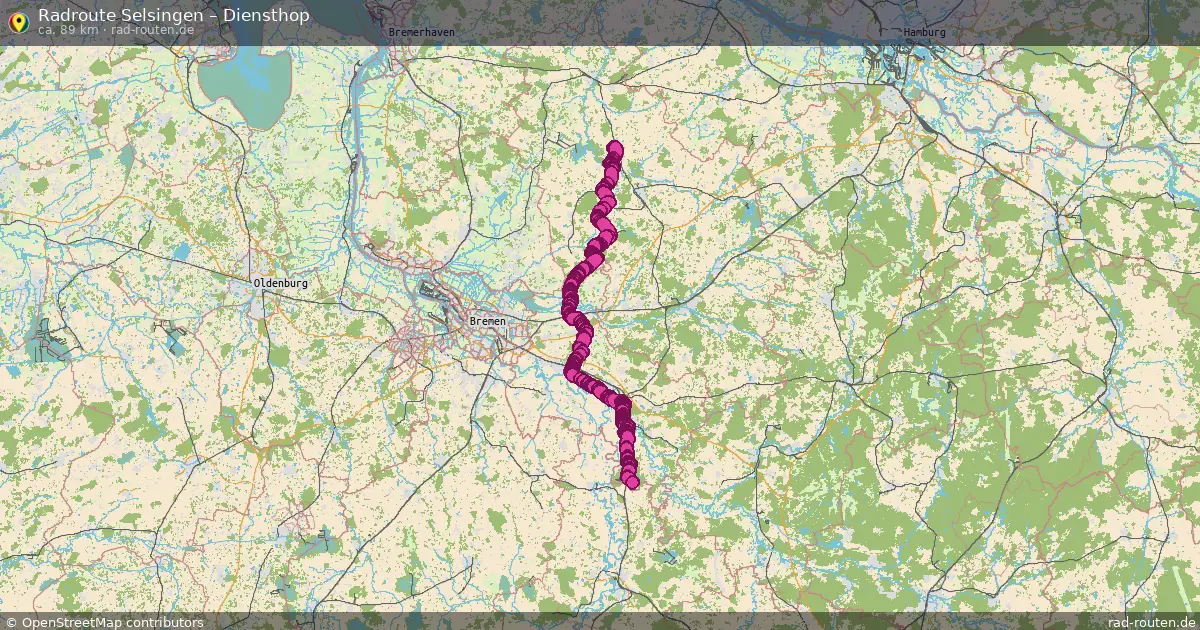 Radtour Selsingen – Diensthop