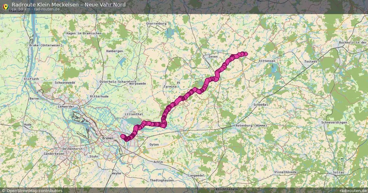 Radtour Klein Meckelsen – Neue Vahr Nord