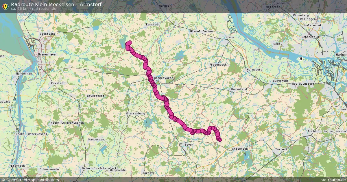 Radtour Klein Meckelsen – Armstorf