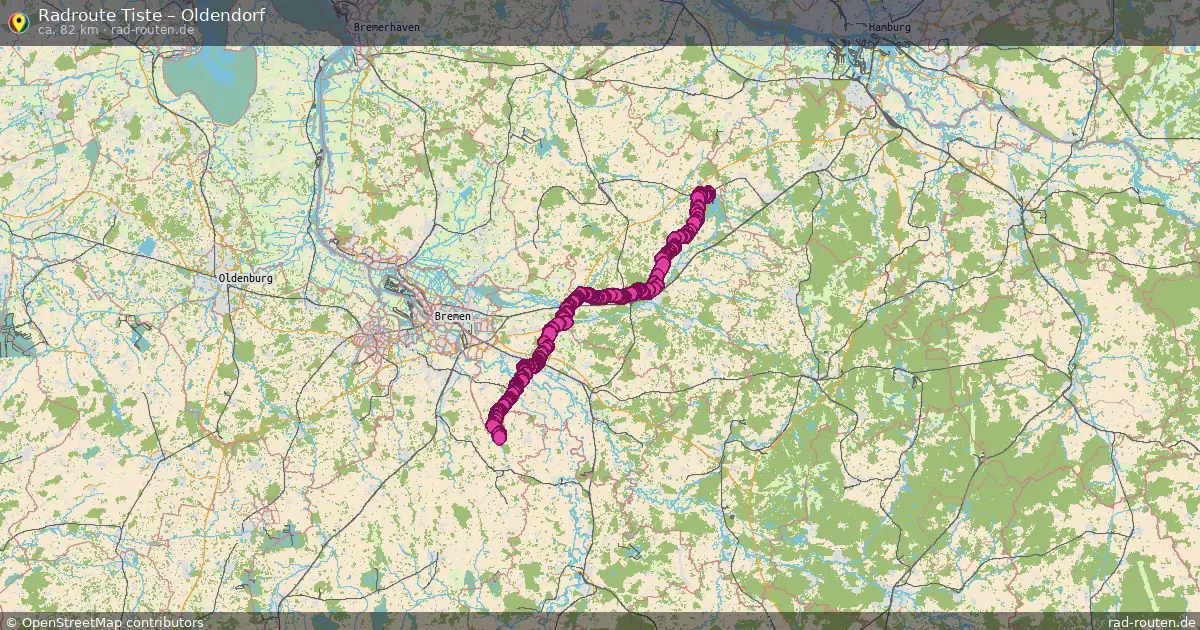 Radtour Tiste – Wulfsen
