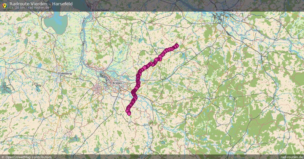 Fahrradroute Vierden – Regesbostel