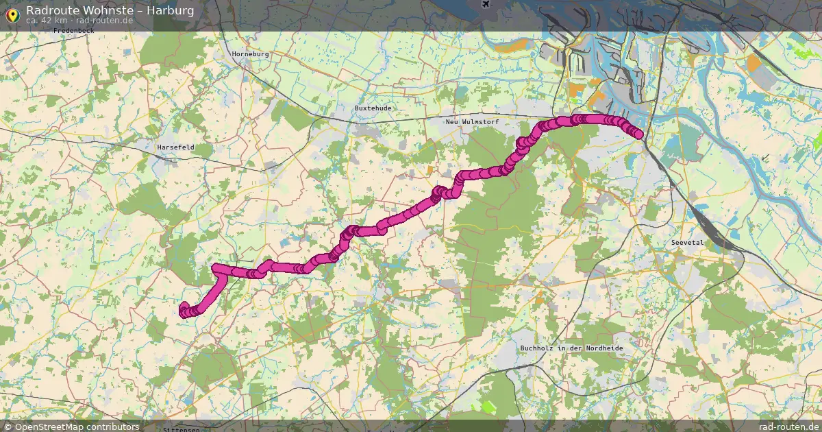 Radtour Wohnste – Harburg