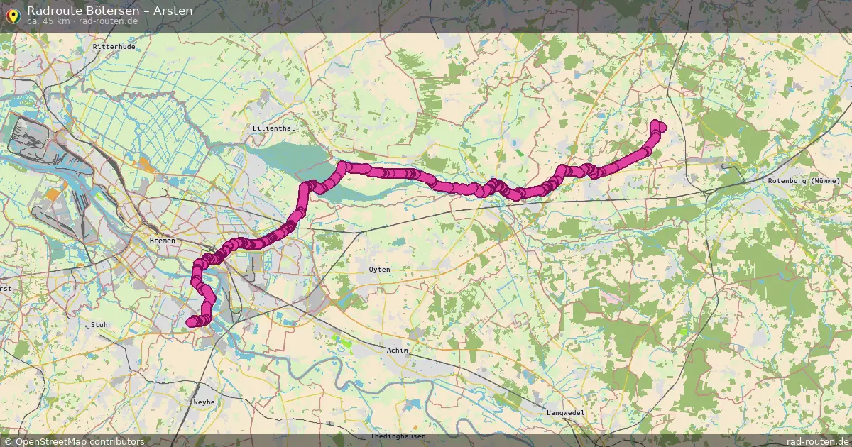 Radtour Bötersen – Arsten