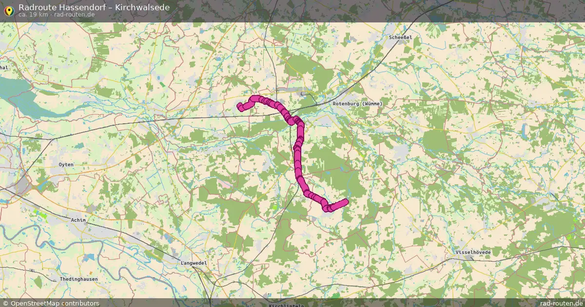Radtour Hassendorf – Kirchwalsede