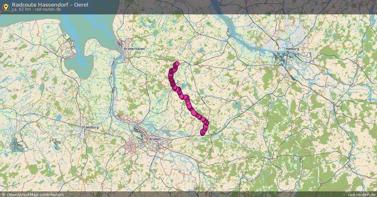 Fahrradroute Hassendorf – Oerel