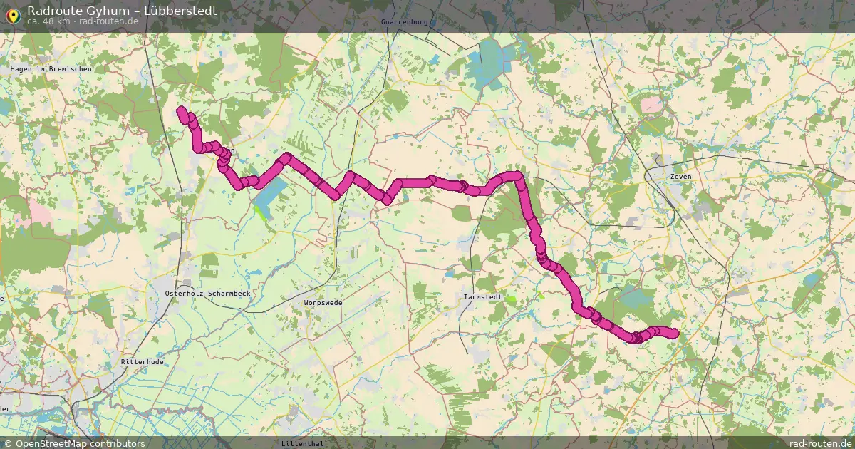 Radtour Gyhum – Lübberstedt