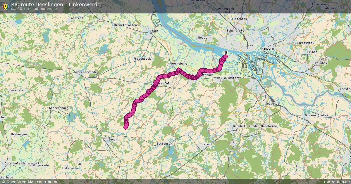 Radtour Heeslingen – Finkenwerder