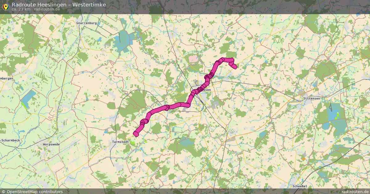 Radtour Heeslingen – Westertimke