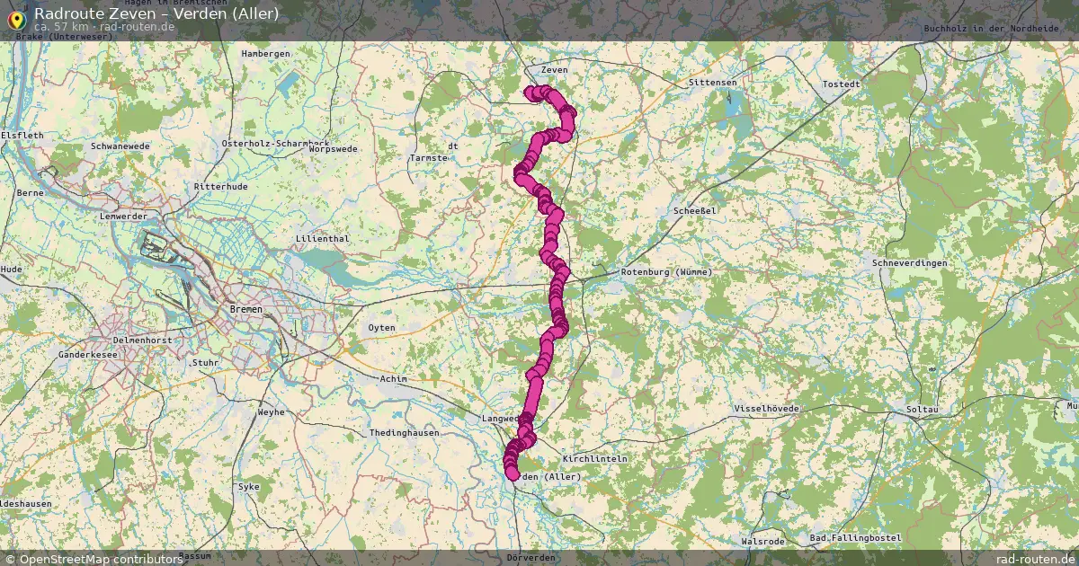 Radtour Zeven – Verden (Aller)