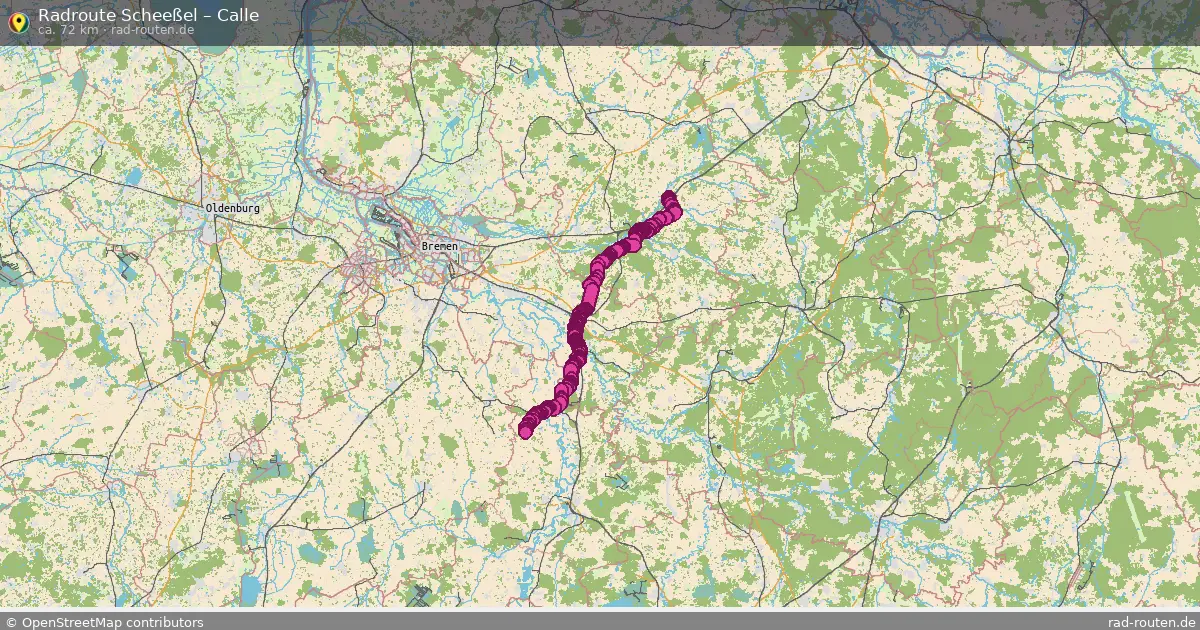 Fahrradroute Scheeßel – Calle