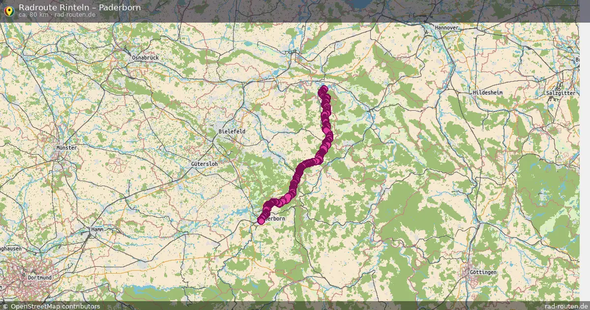 Radtour Rinteln – Paderborn