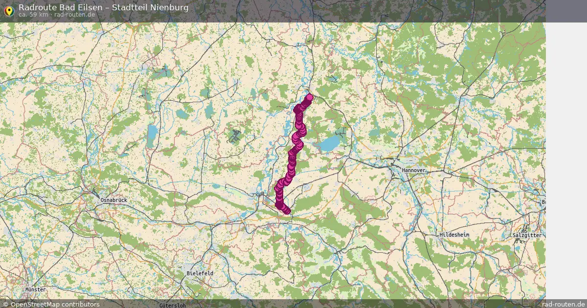 Radtour Bad Eilsen – Stadtteil Nienburg