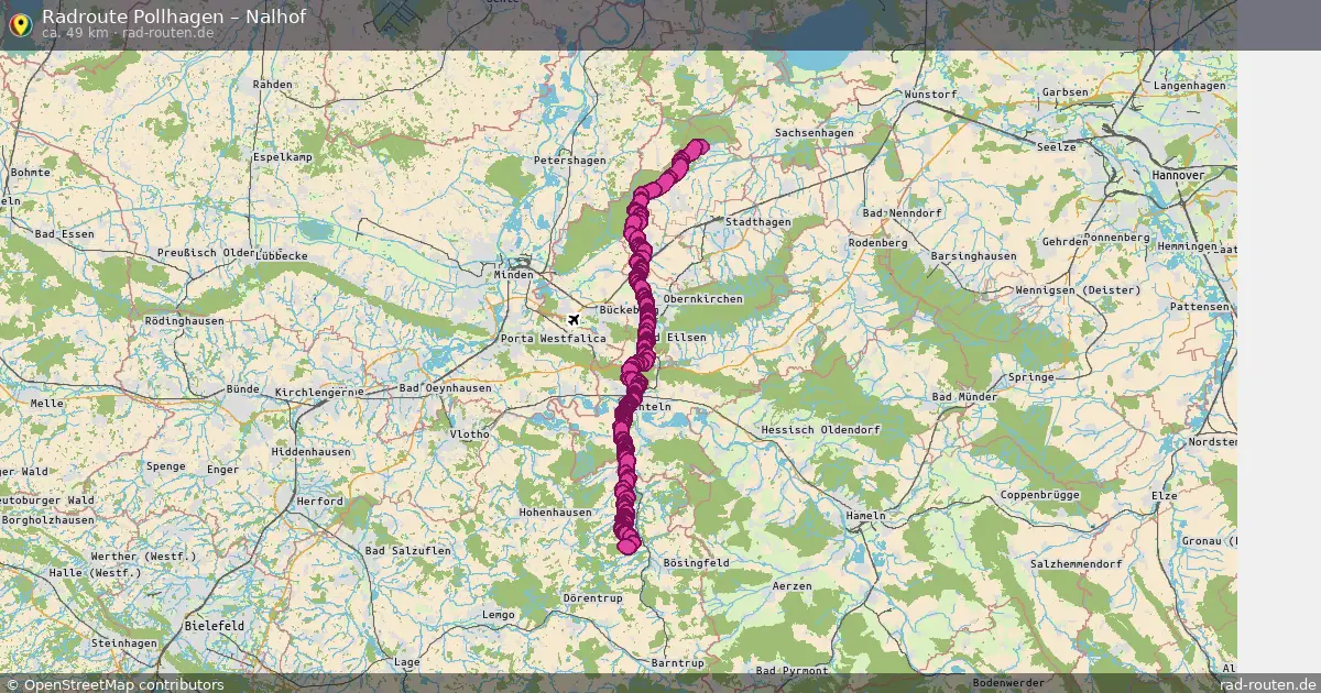 Fahrradroute Pollhagen – Nalhof