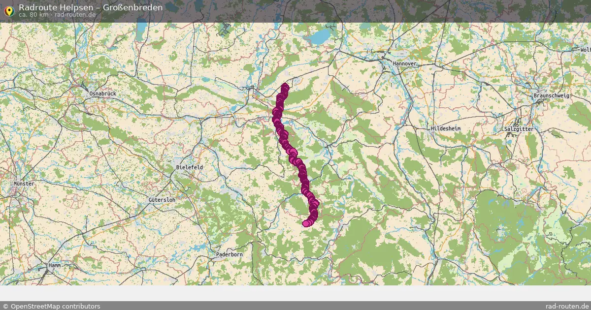 Radtour Helpsen – Großenbreden