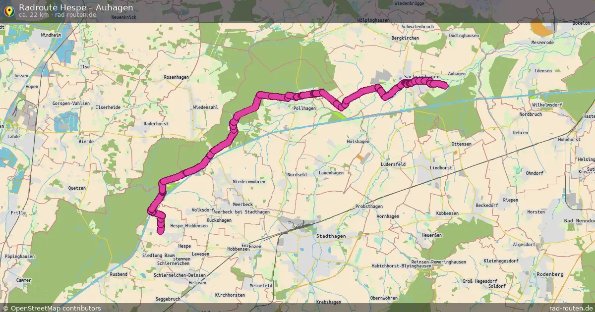 Radtour Hespe – Auhagen