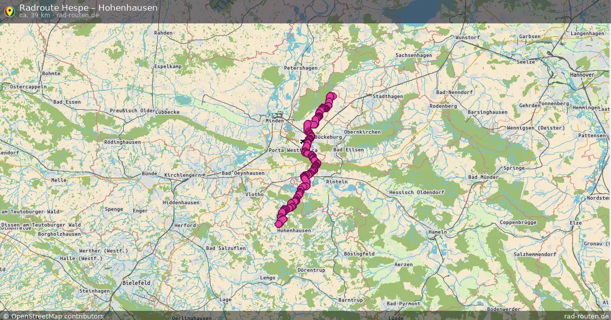 Radtour Hespe – Hohenhausen
