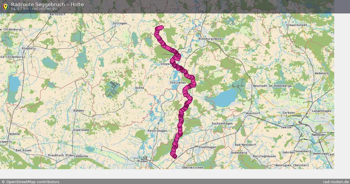 Fahrradroute Seggebruch – Holte