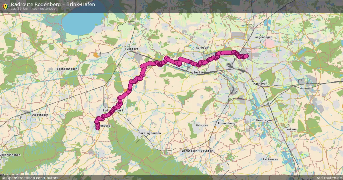 Radtour Rodenberg – Brink-Hafen
