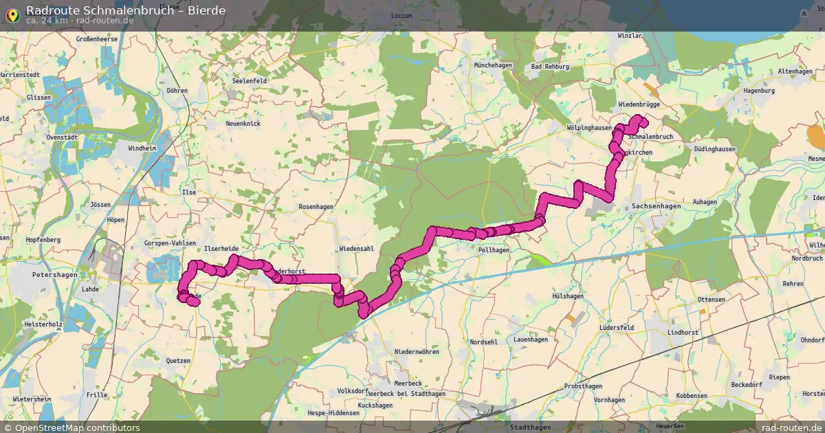 Radtour Schmalenbruch – Bierde