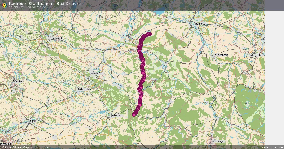 Radtour Stadthagen – Bad Driburg