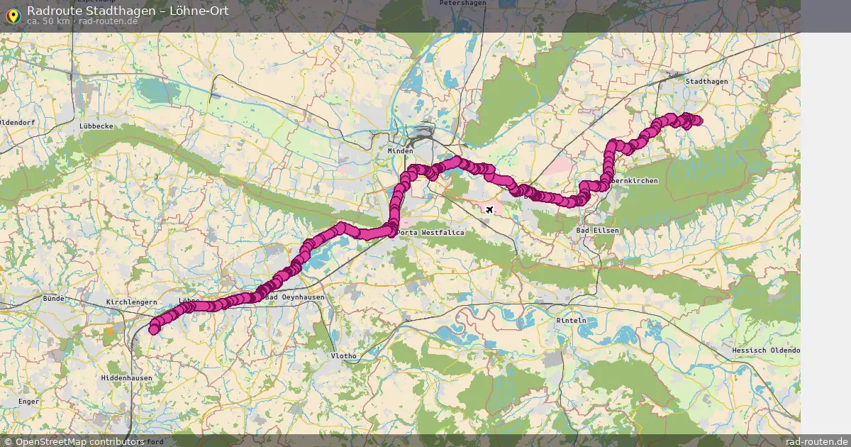 Radtour Stadthagen – Löhne-Ort