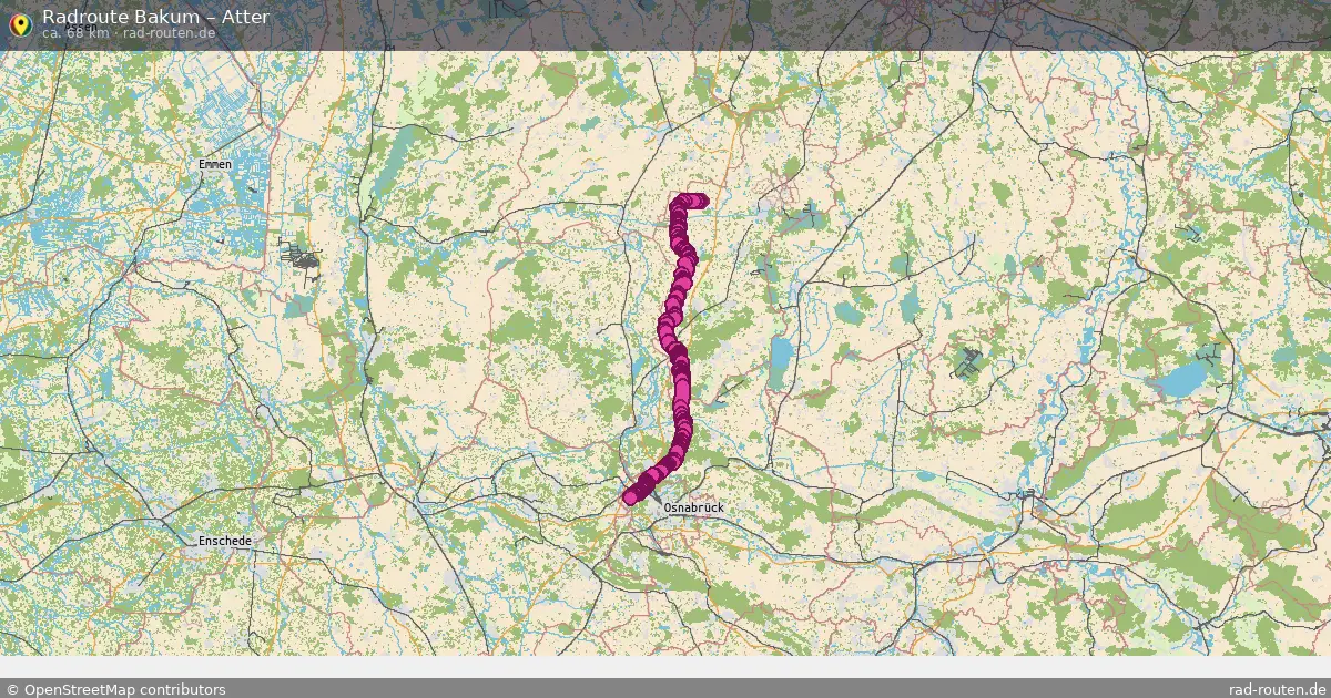 Radtour Bakum – Atter
