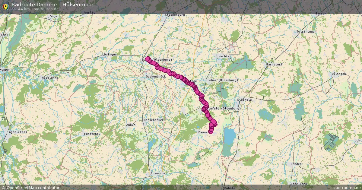 Radtour Damme – Hülsenmoor
