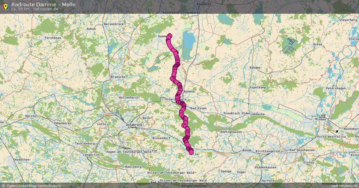 Radtour Damme – Melle