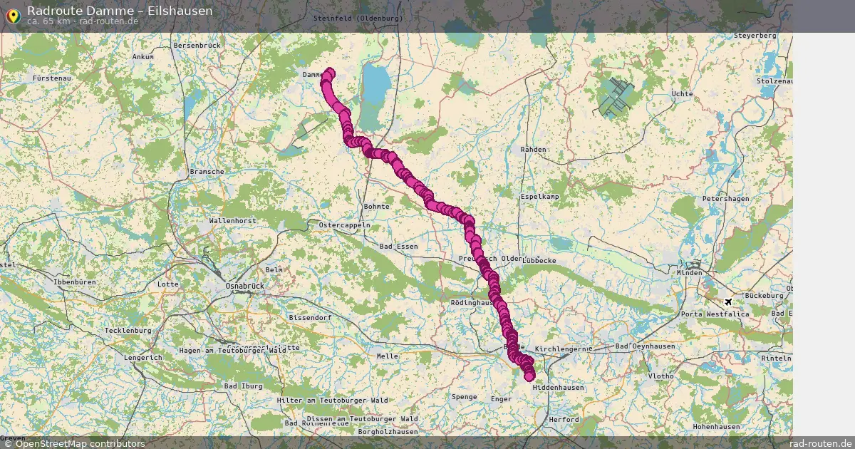 Radtour Damme – Eilshausen