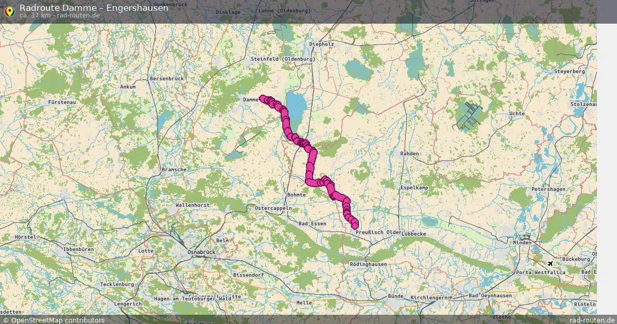 Radtour Damme – Engershausen