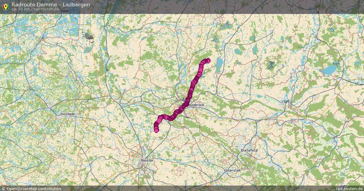 Radtour Damme – Ladbergen