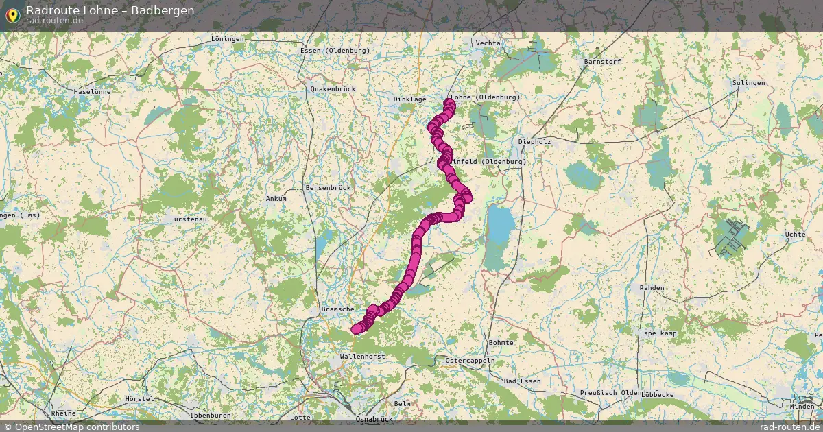 Radtour Lohne – Menslage