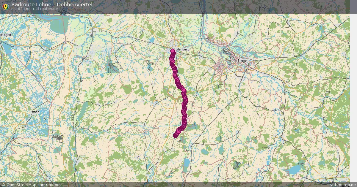 Radtour Lohne – Dobbenviertel
