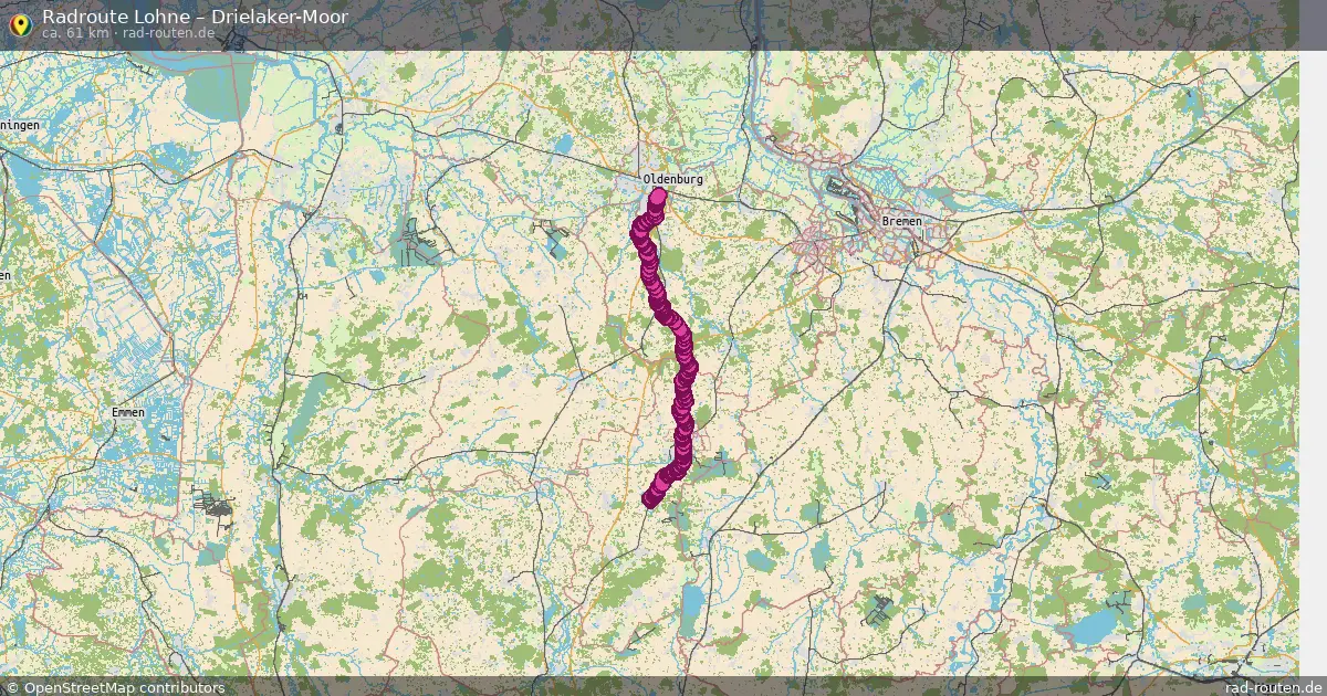 Radtour Lohne – Drielaker-Moor