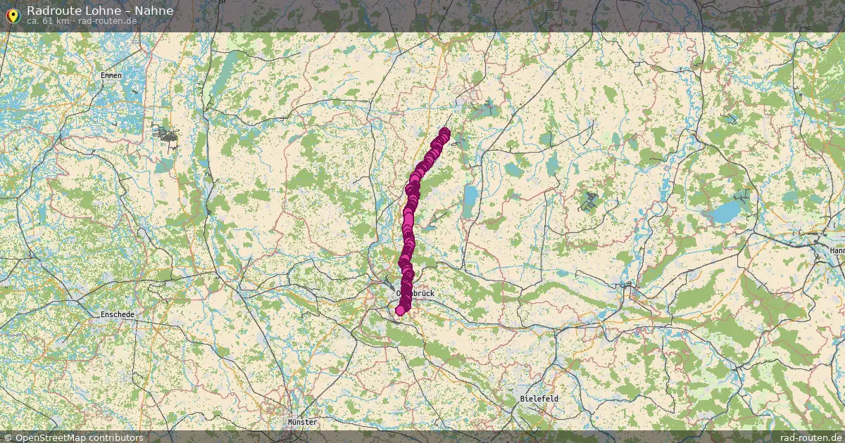 Radtour Lohne – Nahne
