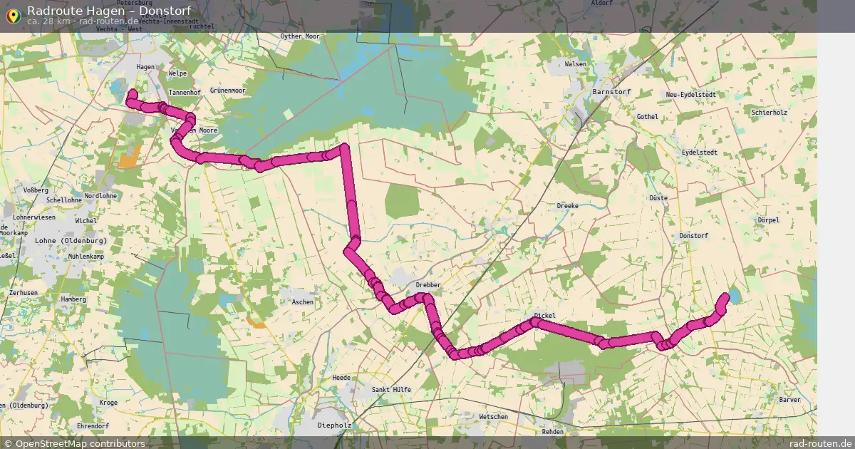 Radtour Hagen – Donstorf